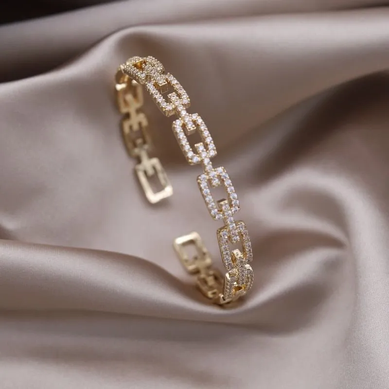 14K Real Gold Plating Knot Bracelet | Womens Jewelry Bracelets