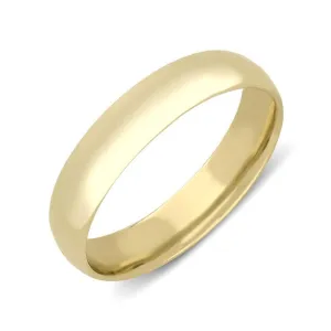 18ct Yellow Gold 4mm Court Shape Wedding Ring