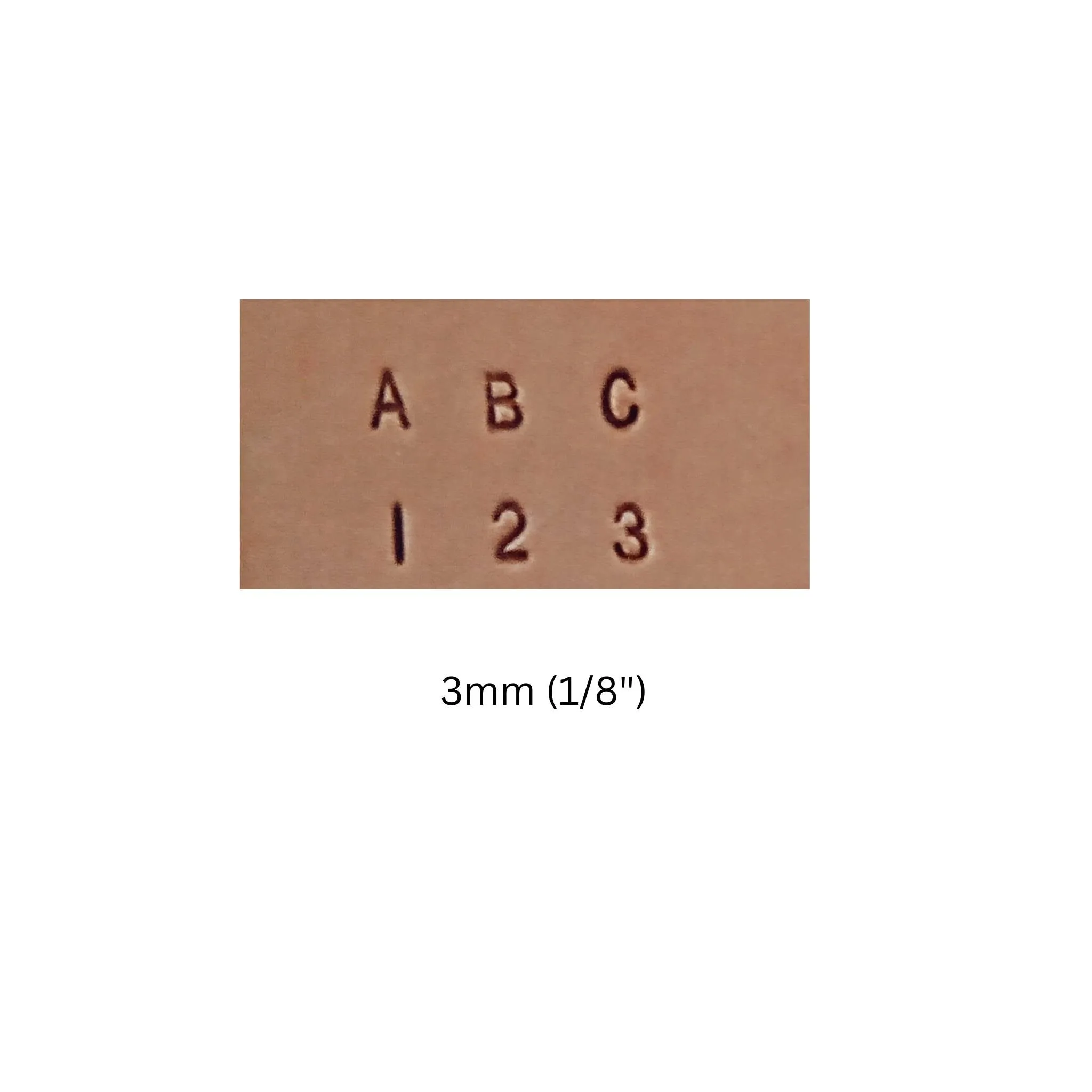 1/8" Alphabet & Number Stamp Set