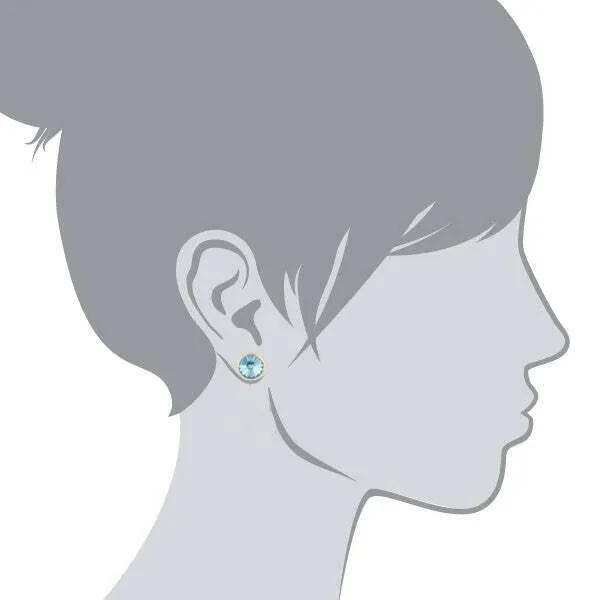 1928 Jewelry Round Sparkling Stud Earrings