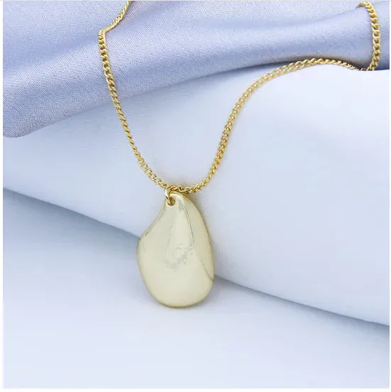 2 Piece Set Waterdrop Gold Necklaces
