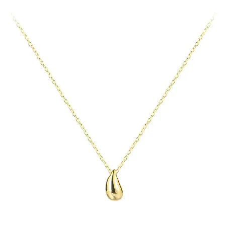 2 Piece Set Waterdrop Gold Necklaces