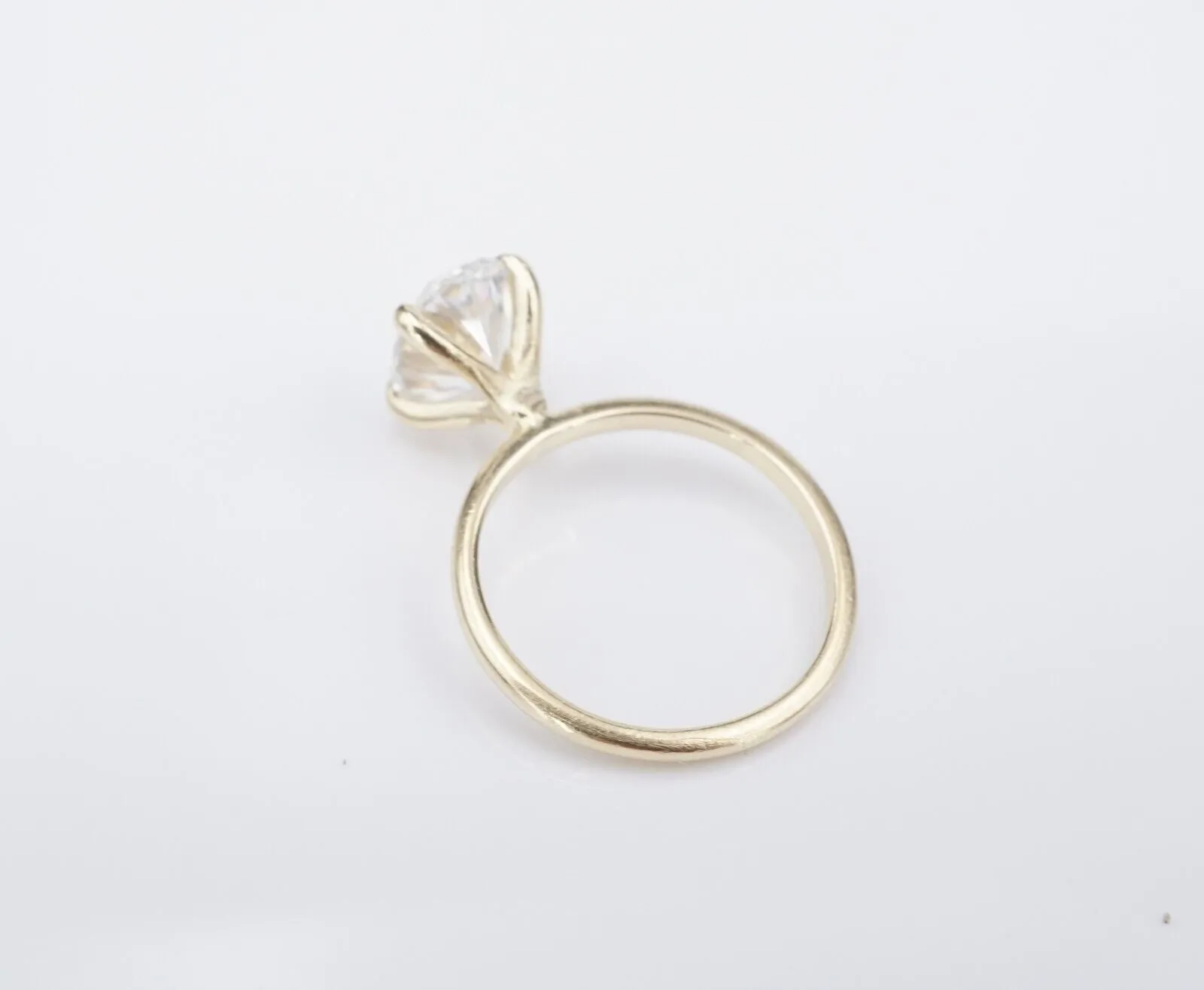 2.01 ct Diamond Engagement Ring Oval 14k Gold 4.75 Solitaire G SI1 GIA CO1156