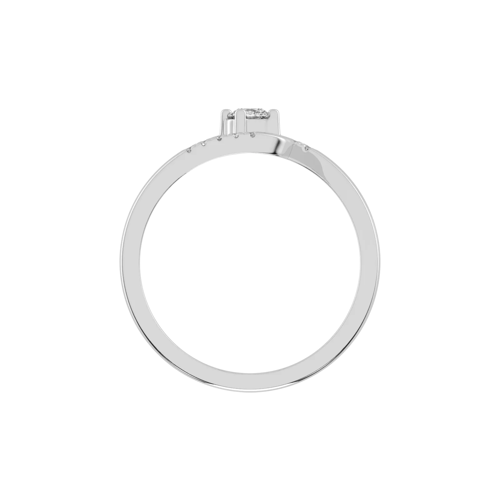 50 Cents Timeless Spark Diamond Gold Ring