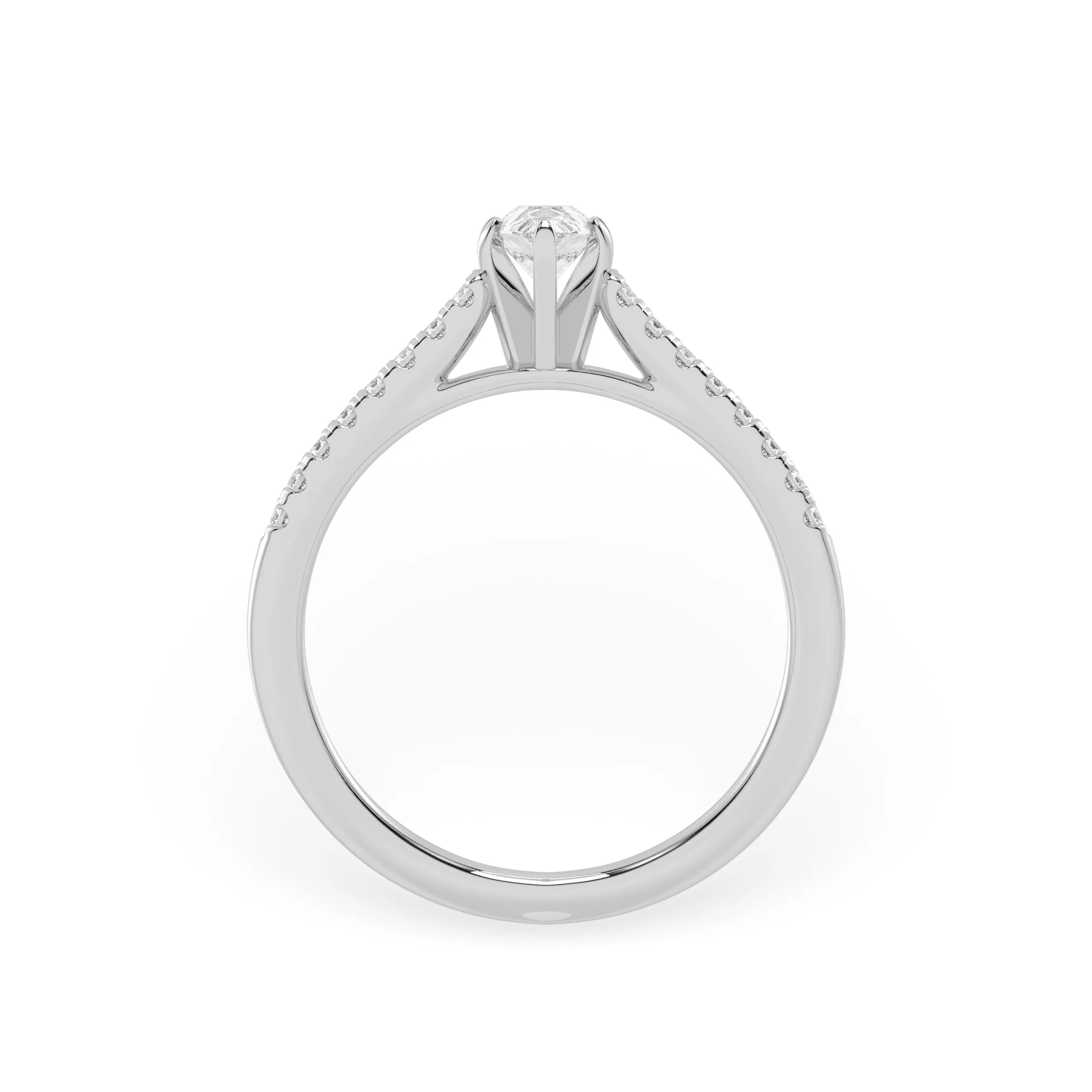 50 Cents Timeless Spark Diamond Gold Ring