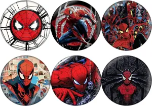 6PCS Cool Anime Button Pins Parents