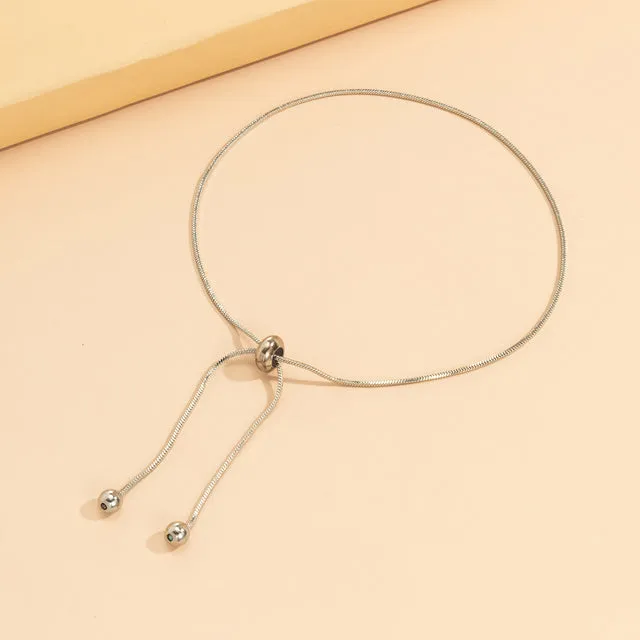 Adjustable Chain Anklet Bracelet for Women
