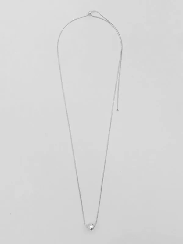 Adjustable Geometric Solid Color Necklaces Accessories Dainty Necklace