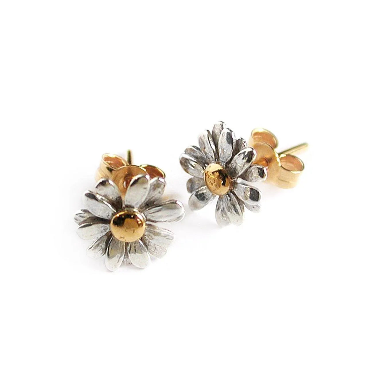 Alex Monroe Classic Daisy Stud Earrings