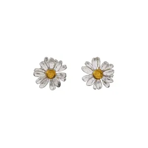 Alex Monroe Classic Daisy Stud Earrings