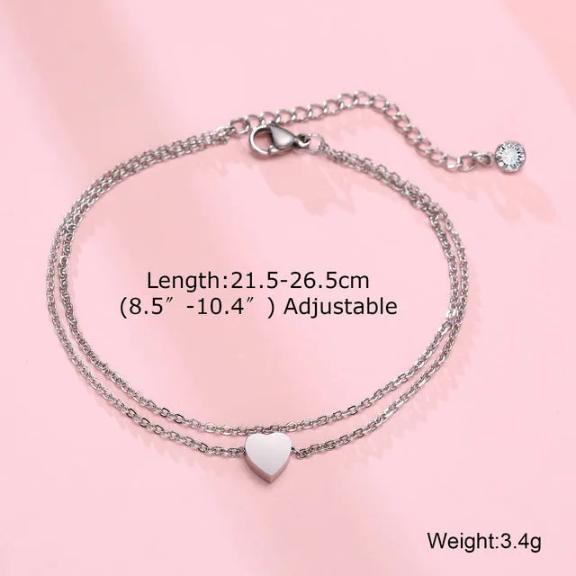 Anklet For Men,Men Anklet With Cross Charm