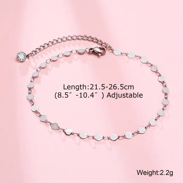 Anklet For Men,Men Anklet With Cross Charm