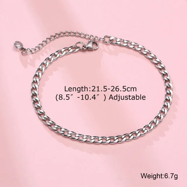 Anklet For Men,Men Anklet With Cross Charm