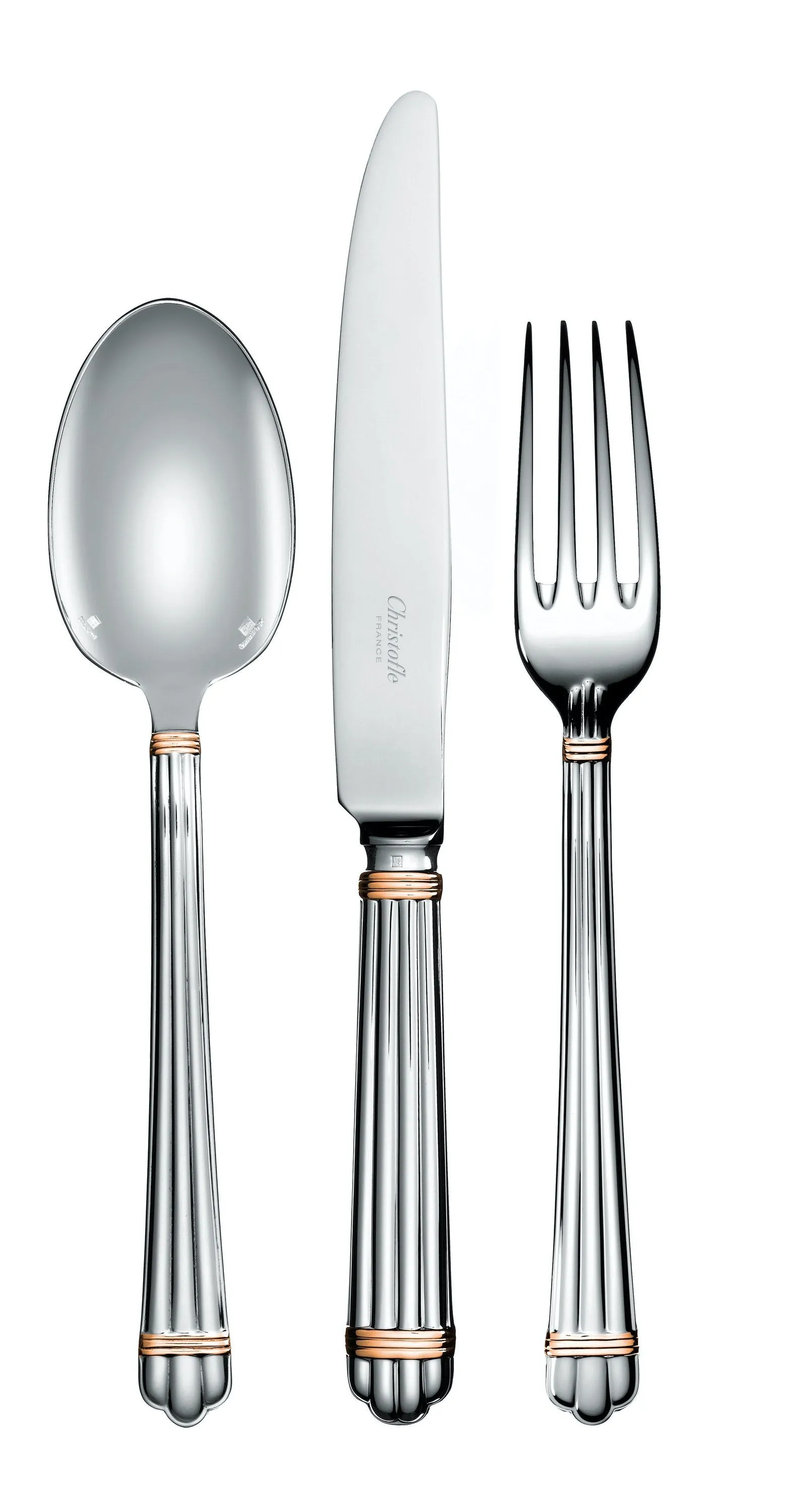 Aria Silver plated- Gold Accent Dessert knife