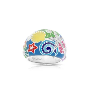 Belle Etoile Starfish Ring - Royal Blue