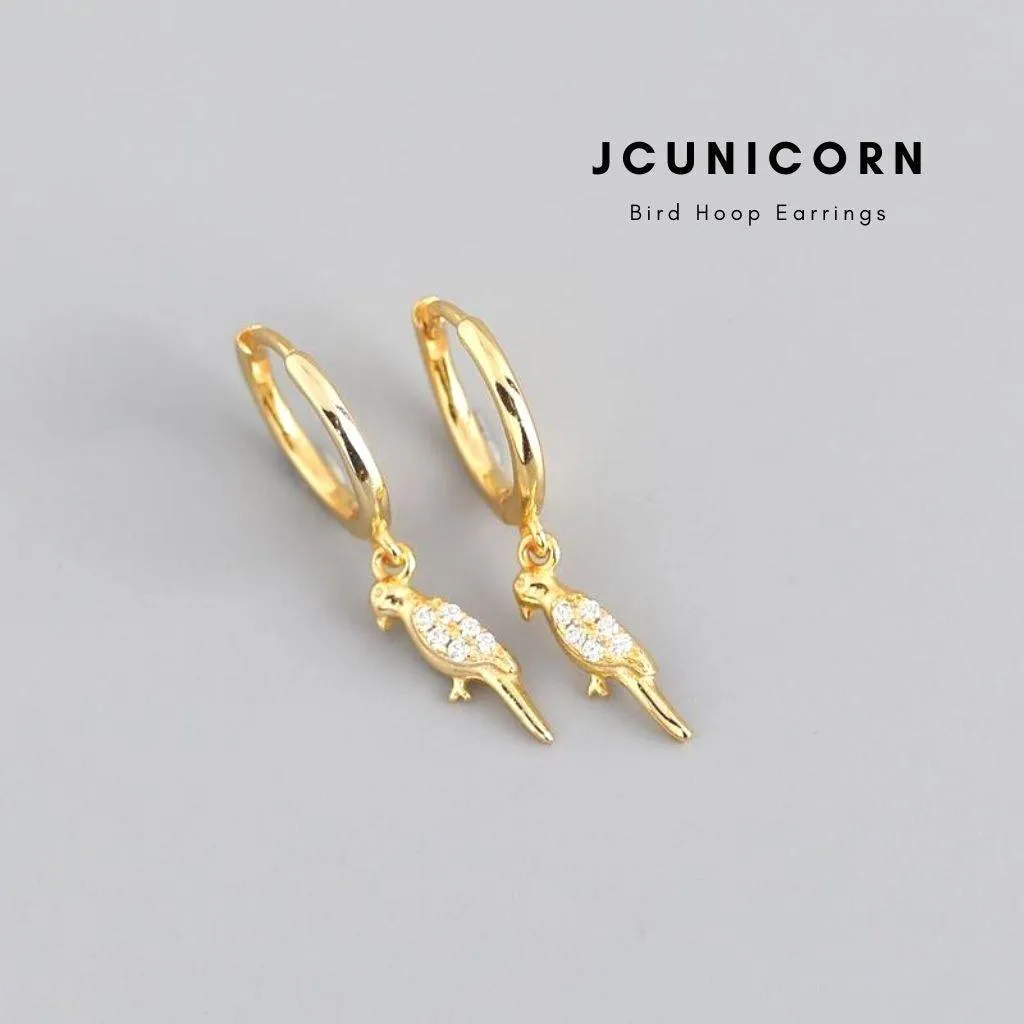Bird Drop Earrings