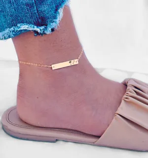 Birth Flower Anklet