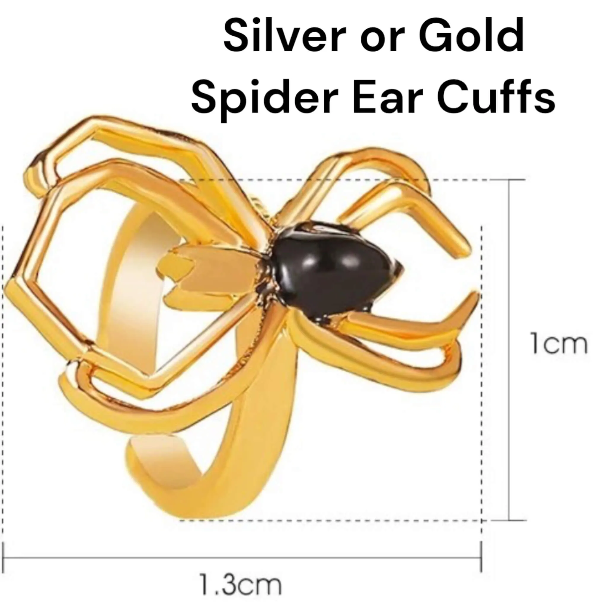 Black Widow Spider Ear Cuff