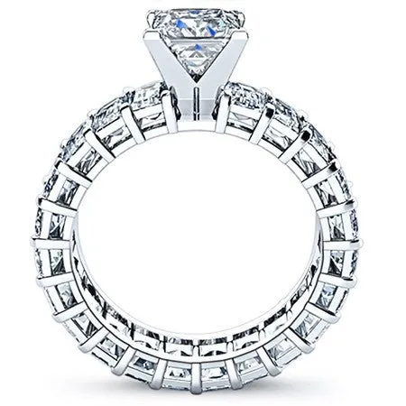 Blossom - GIA Natural Princess Diamond Engagement Ring