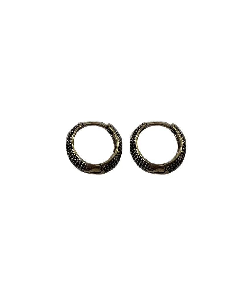 Boho Huggie Hoop Earrings