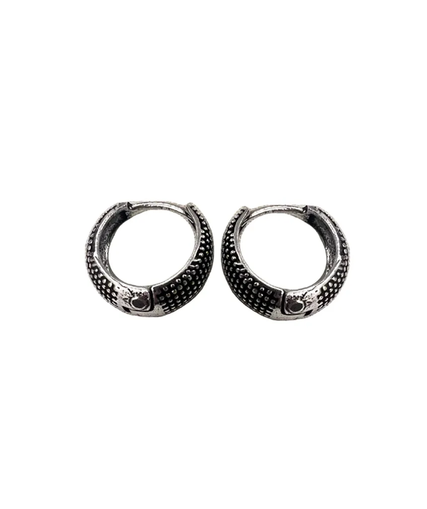 Boho Huggie Hoop Earrings
