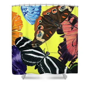 Butterfly Waltz - Shower Curtain