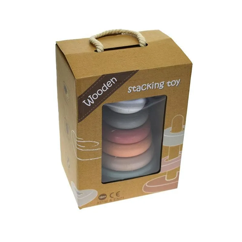 Calm and Breezy Stacking Tower - Maroon