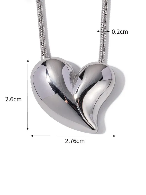 Chains Heart Shape Necklaces Accessories
