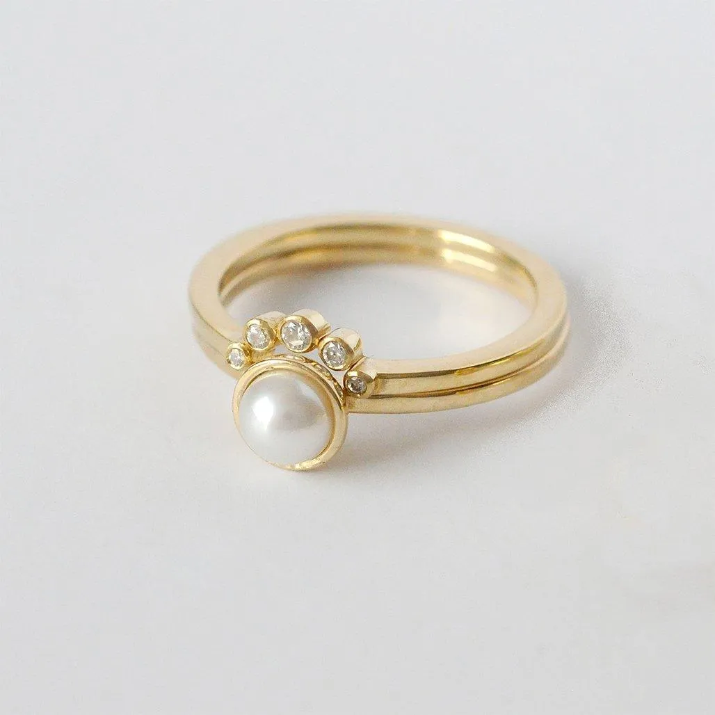 Chandri Pearl Promise Ring