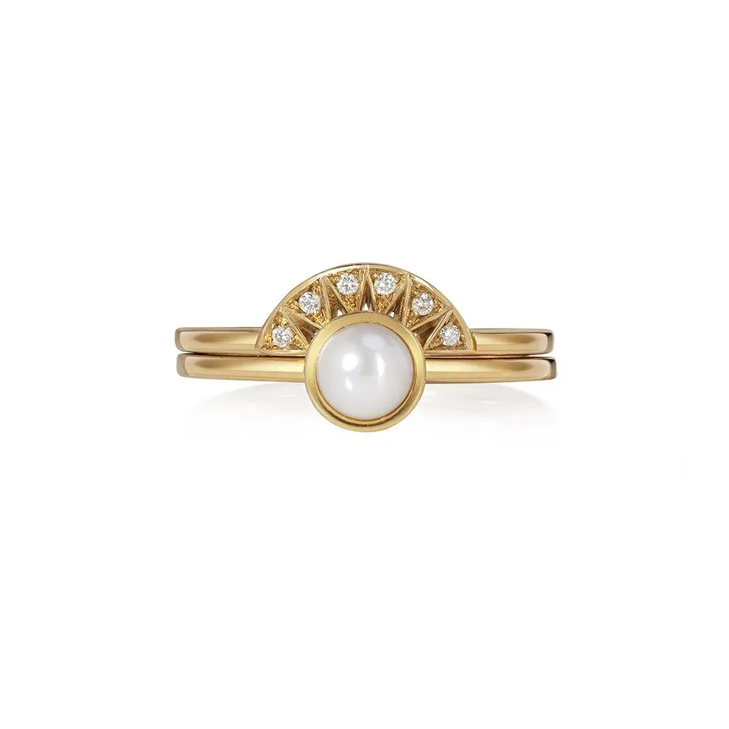 Chandri Pearl Promise Ring