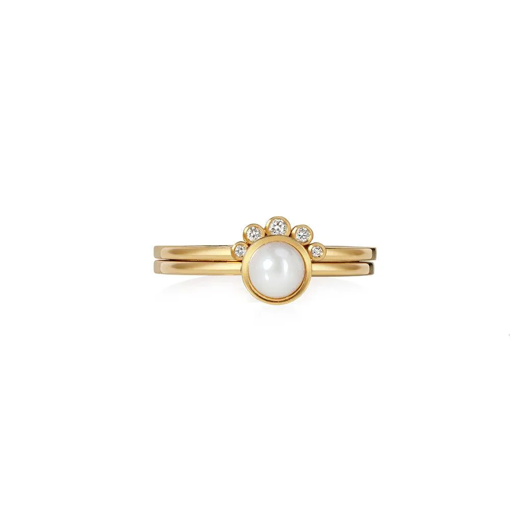 Chandri Pearl Promise Ring