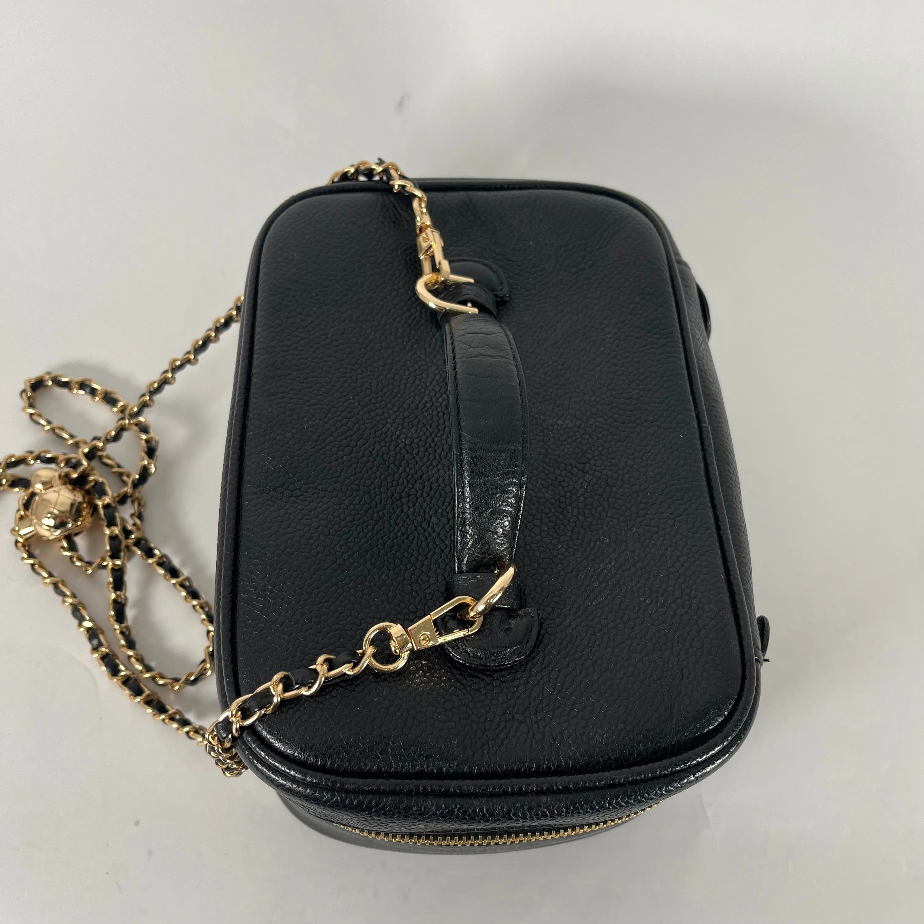 Chanel Caviar Leather Timeless Vanity Case