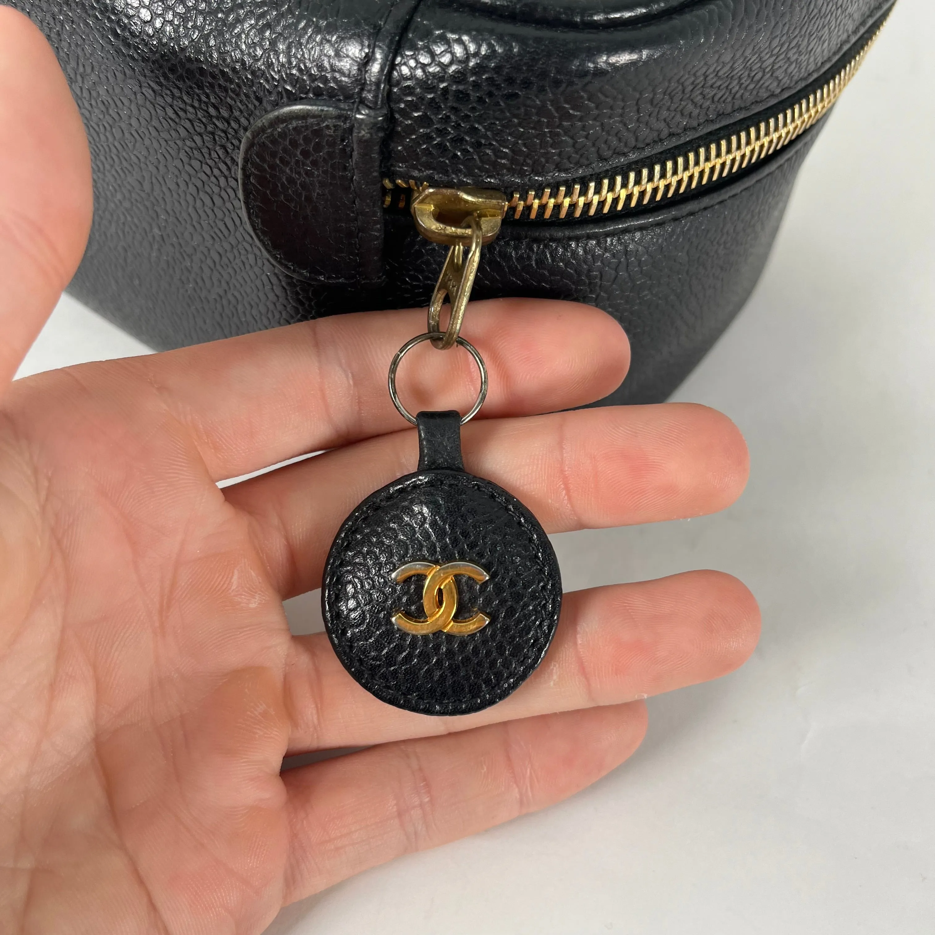 Chanel Caviar Leather Timeless Vanity Case