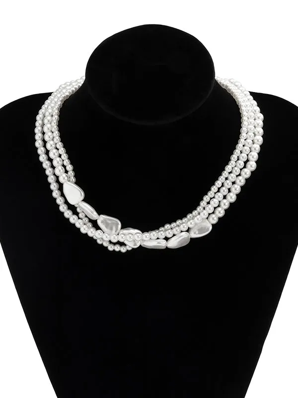 Chicmy-Original Vintage Multi-Layered Pearl Necklace