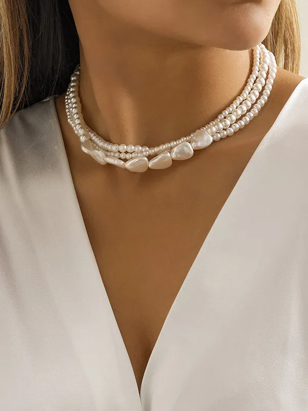 Chicmy-Original Vintage Multi-Layered Pearl Necklace