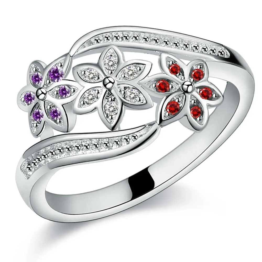 Christmas Elegant silver plated crystal Wedding for women