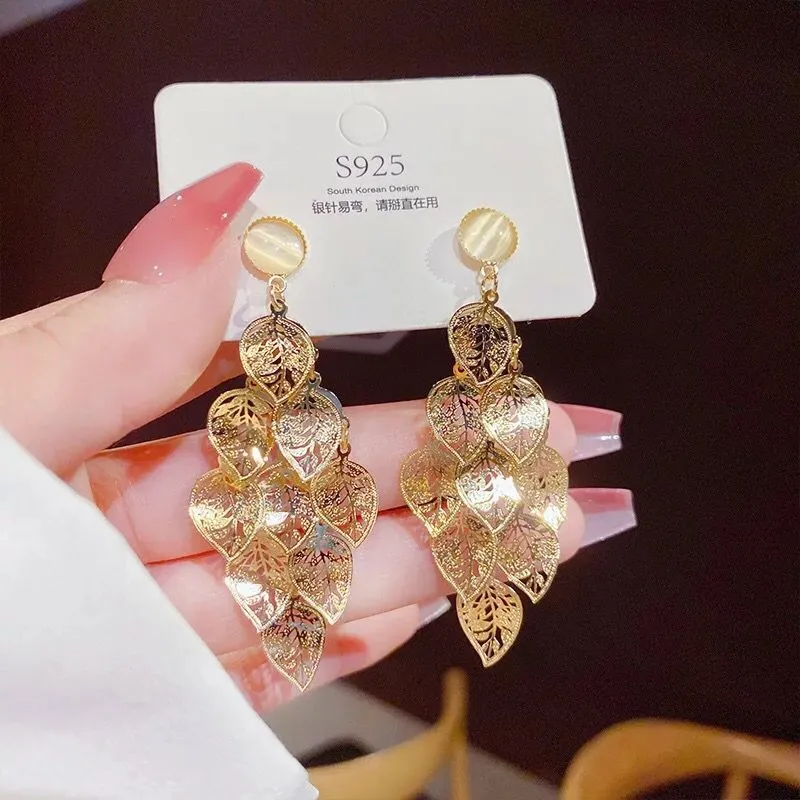 Classic & Exotic Crystal Long Earrings