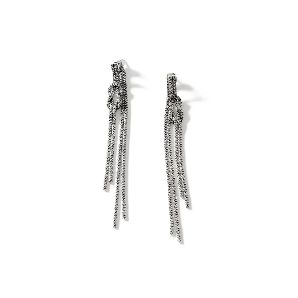Classic Chain Love Knot Drop Earrings