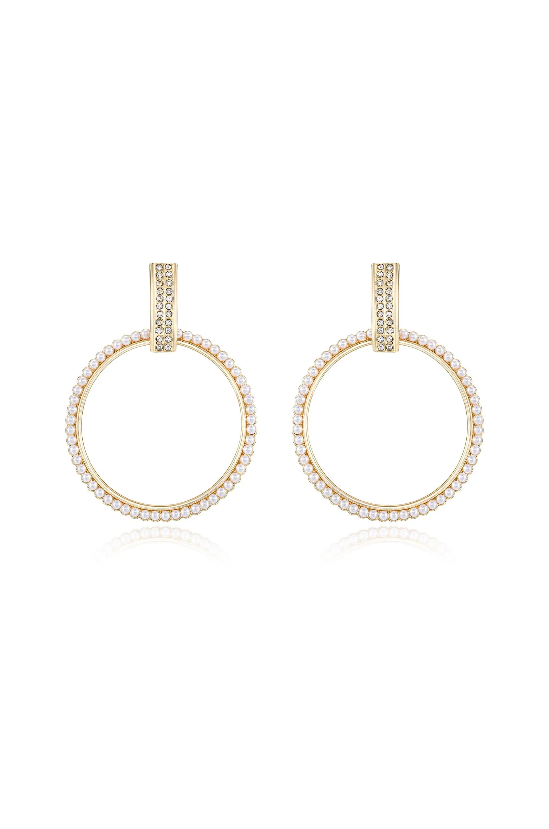 Classic Crystal Round Earrings