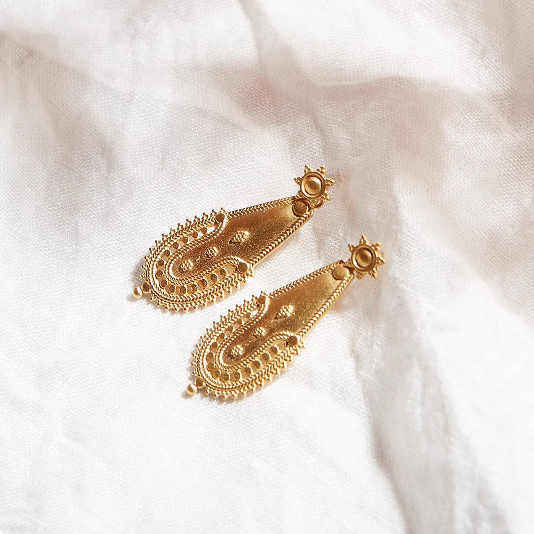 Classic Elegance Gold Earrings