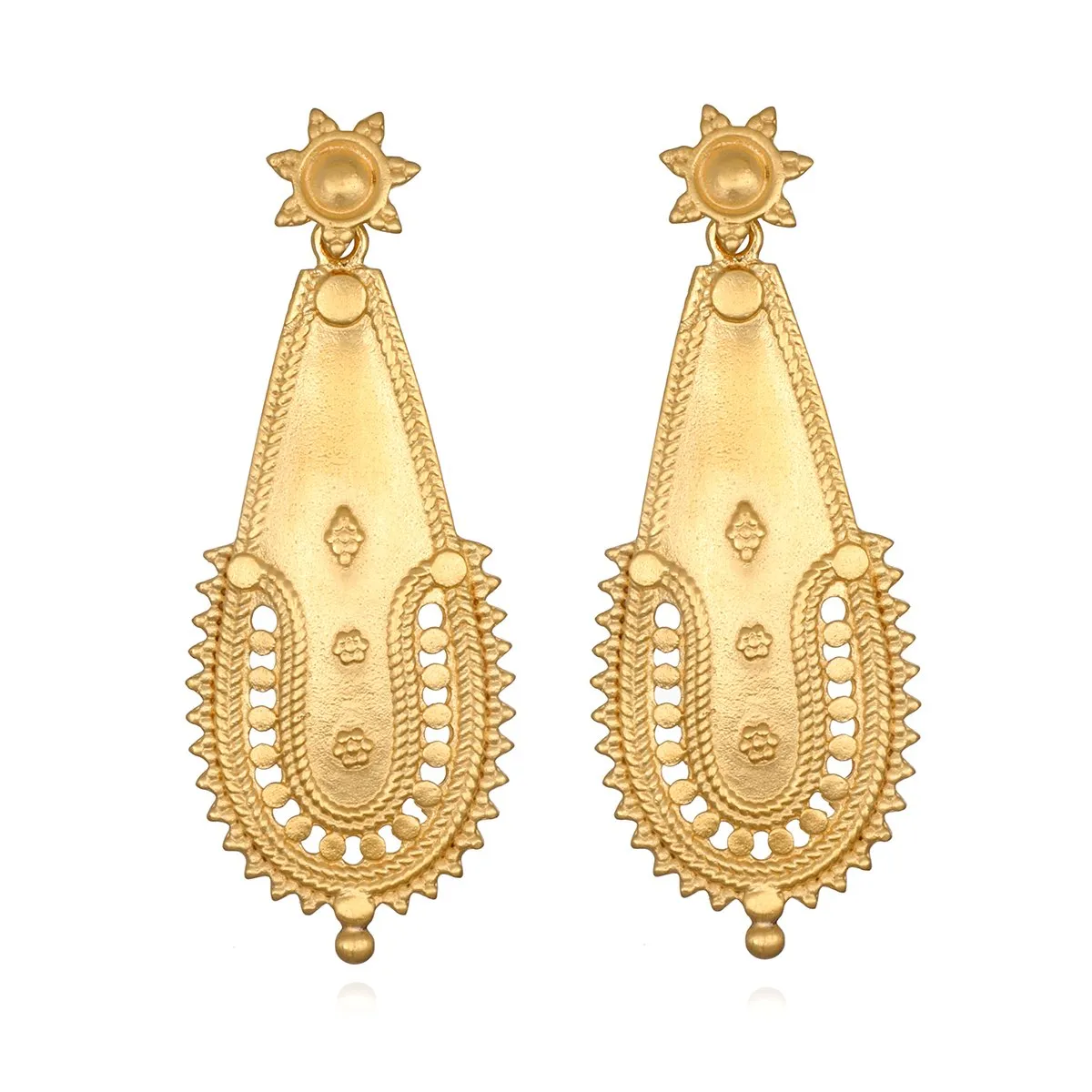 Classic Elegance Gold Earrings