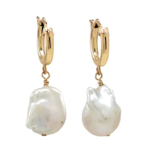 Classic Freshwater Pearl Hoops