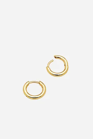 Classic Hoops Small Gold
