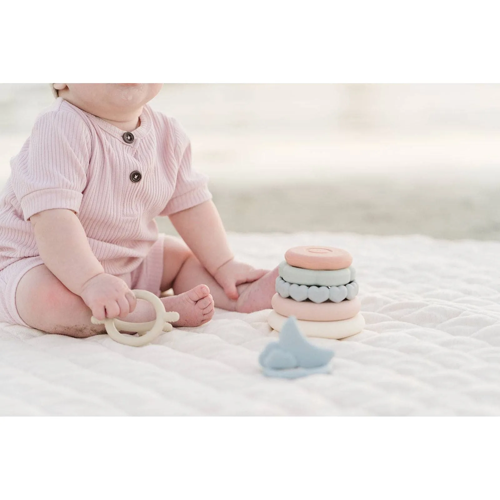 Classic Stacking Teething Ring Toy