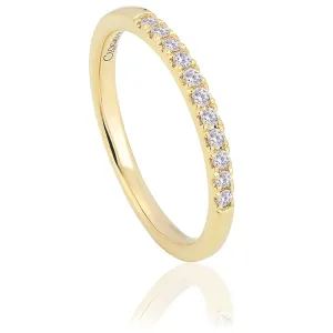 Clogau Timeless 18ct Yellow Gold 0.16ct Diamond Wedding Ring