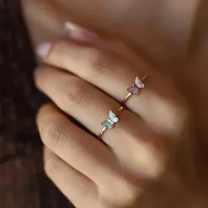 Colorful Butterfly Ring