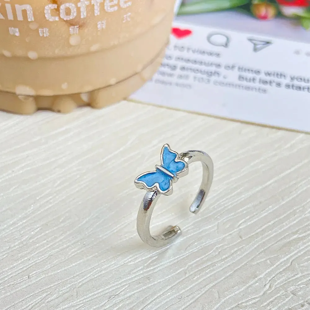 Colorful Butterfly Ring