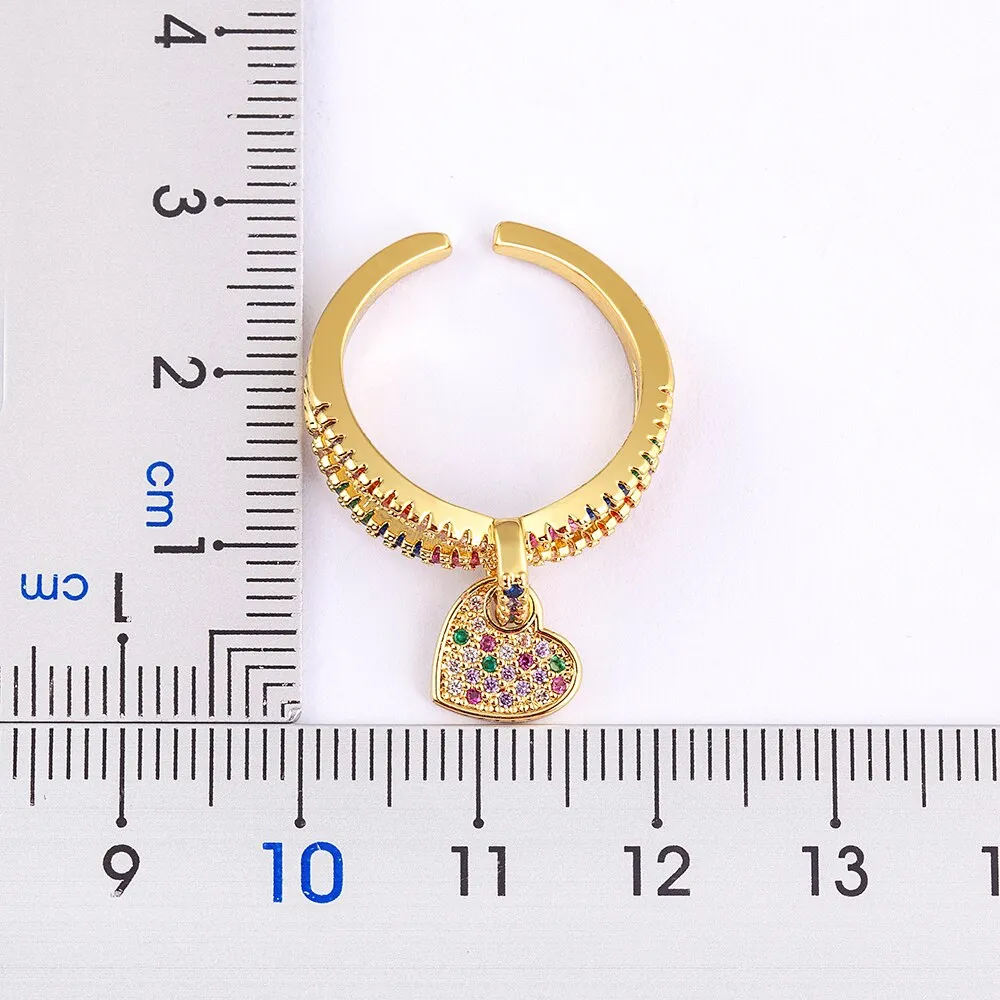 Colorful Cross Ring for Women Korean