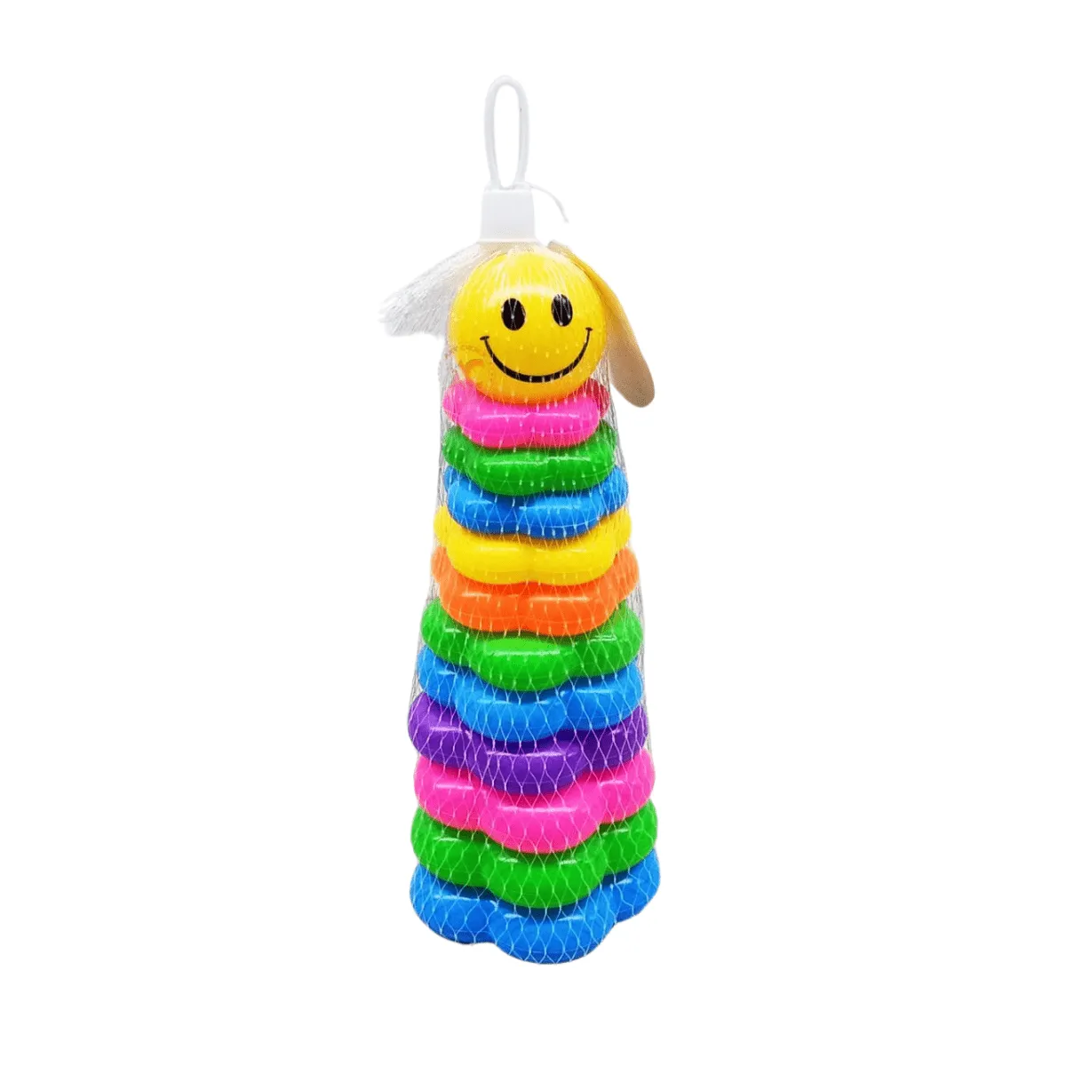 Colorful Smiley Stacking Play Set Toy
