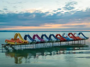 Colorful Waterbikes